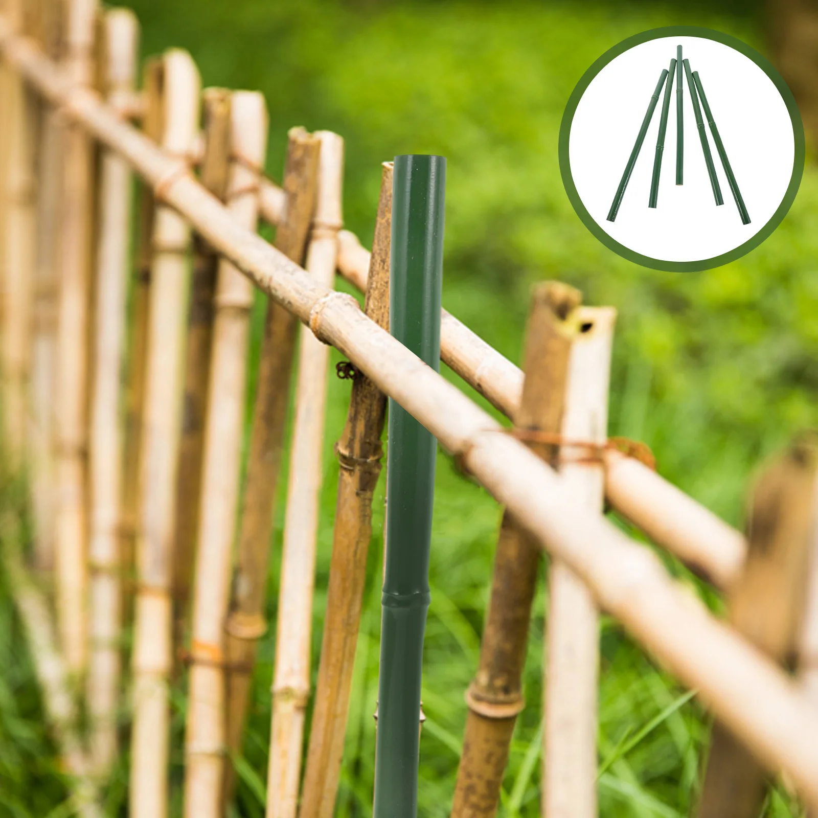 5Pcs Artificial Bamboo Poles Realistic Simulation Indoor Outdoor Fake Bamboo Sticks Garden Balcony Landscaping Decoration
5Pcs Artificial Bamboo Poles Realistic Simulation Indoor Outdoor Fake Bamboo Sticks Garden Balcony Landscaping Decoration