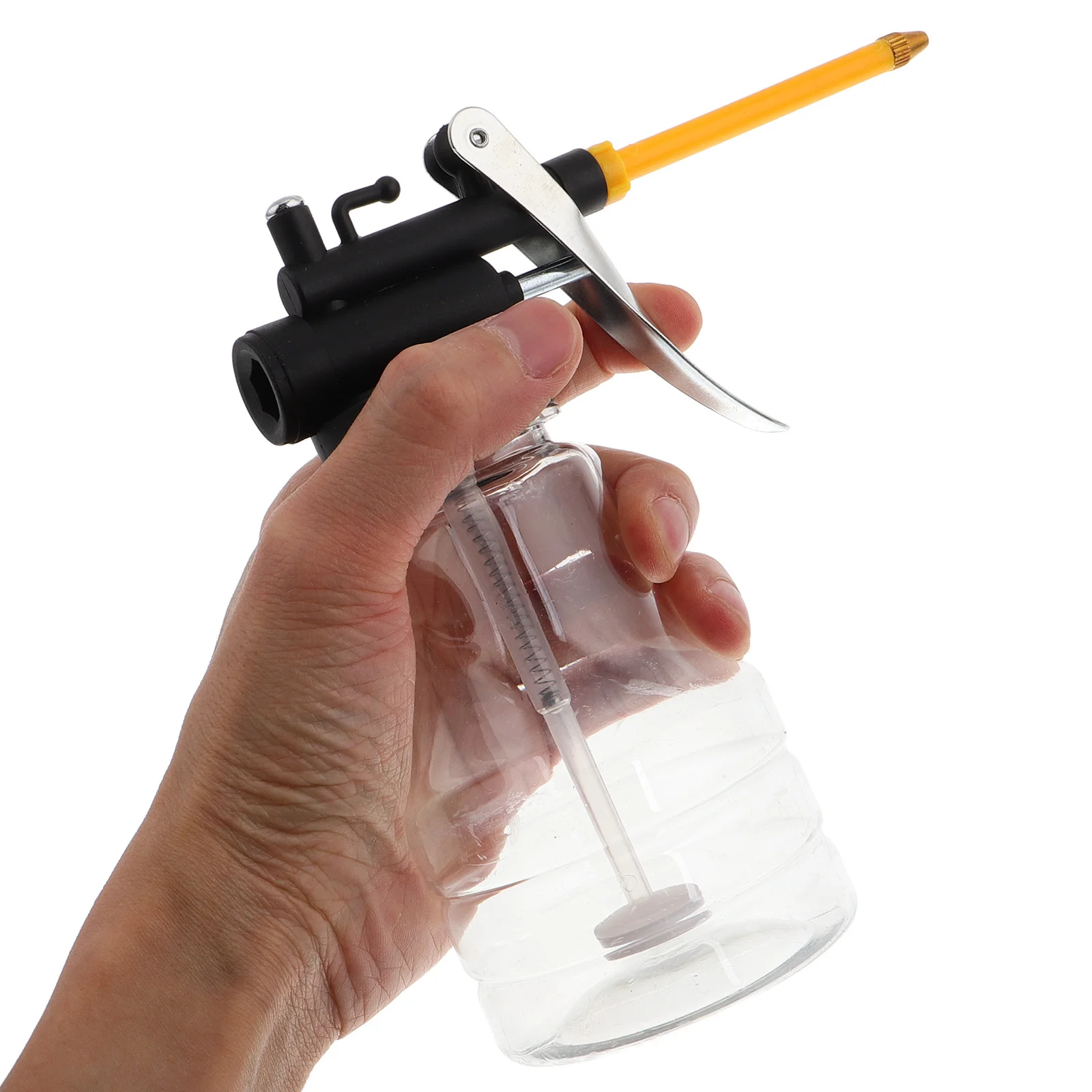 250Ml Lubrication Oil Can High Pressure Transparent Design Precision Nozzle For Automotive Handheld Oiler Bucket Portable Engine
250Ml Lubrication Oil Can High Pressure Transparent Design Precision Nozzle For Automotive Handheld Oiler Bucket Portable Engine