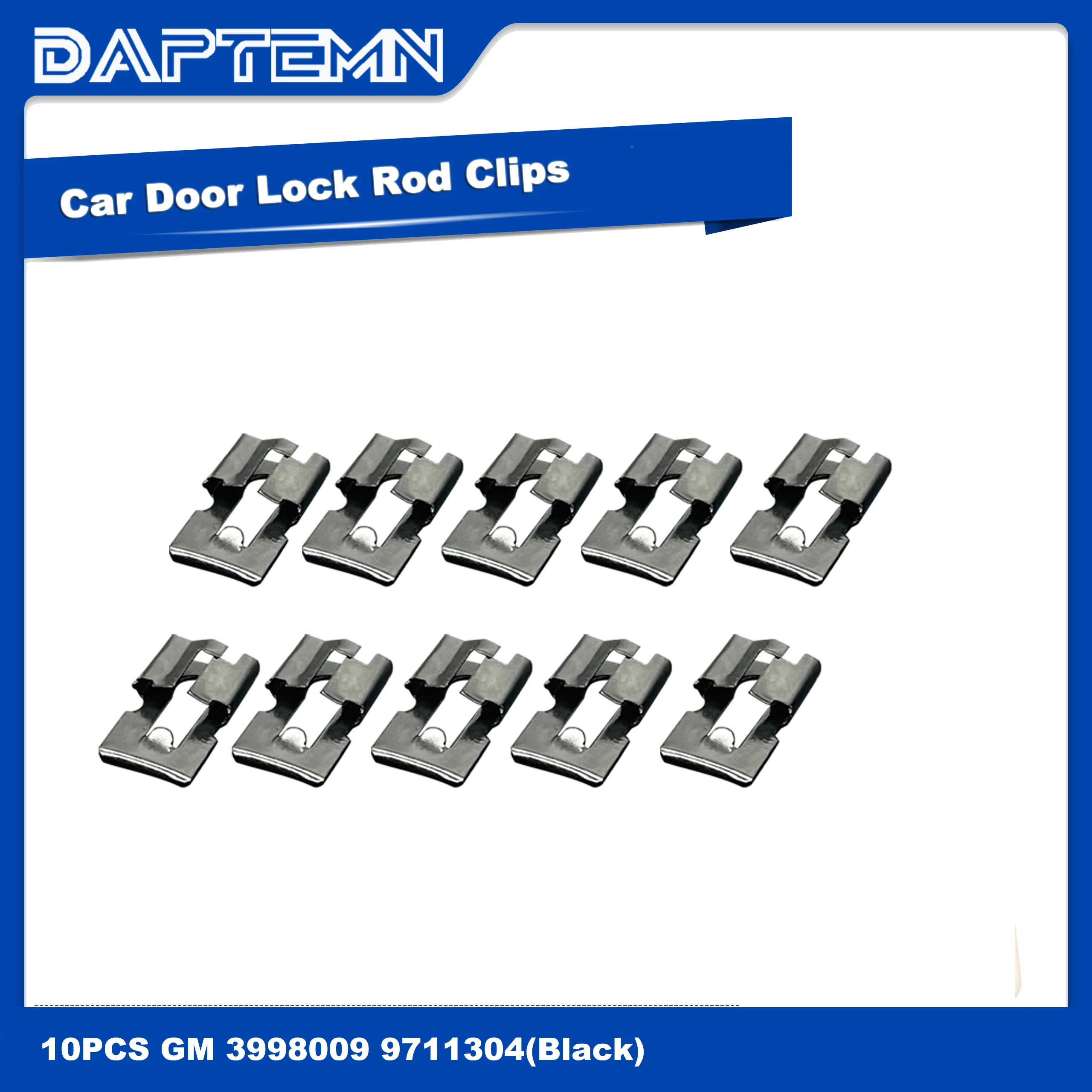 10PCS Door Lock Rod ClipS Tailgate Handle Rod End Clips for GM GMC Buick Chevrolet Oldsmobile 3998009, 9711304 1956-On
10PCS Door Lock Rod ClipS Tailgate Handle Rod End Clips for GM GMC Buick Chevrolet Oldsmobile 3998009, 9711304 1956-On