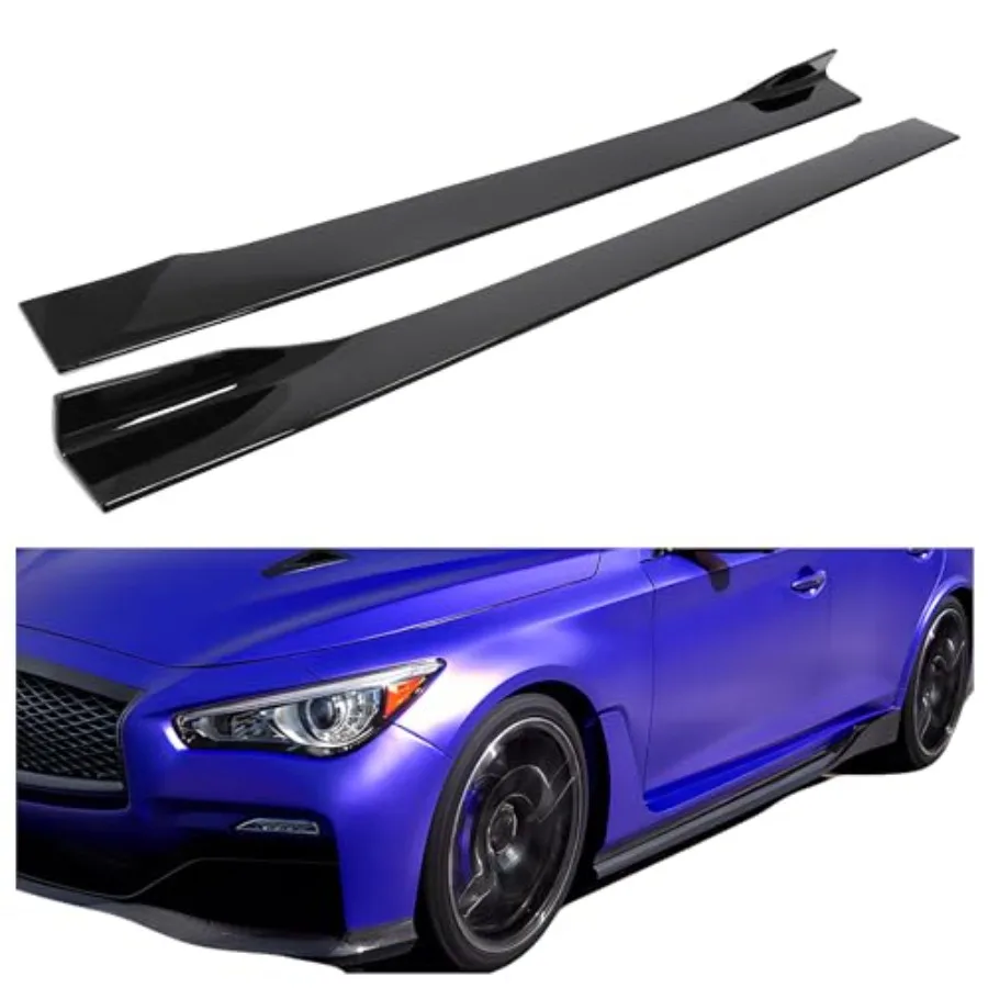 Pair Side Skirt Extension Compatible with 2014-2023 Infiniti Q50 All Model Rocker Panel Guard Splitter Lip Body Kit Replacement
Pair Side Skirt Extension Compatible with 2014-2023 Infiniti Q50 All Model Rocker Panel Guard Splitter Lip Body Kit Replacement