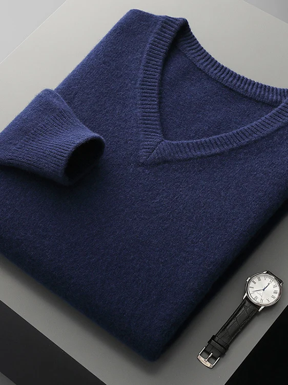 Утепленный мужской пуловер из двойной шерсти с V-образным вырезом, вязаный семью иглами, из чистой шерсти, базовый слой, Heart Chicken, зима-осень
Утепленный мужской пуловер из двойной шерсти с V-образным вырезом, вязаный семью иглами, из чистой шерсти, базовый слой, Heart Chicken, зима-осень