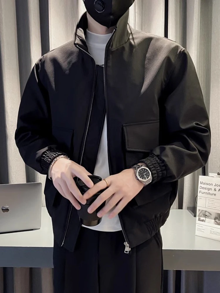 Loose Casual Men's Jaet Spring Autumn Trendy Brand Stand Collar Workwear Coat Lightweight Mature Sle Outdoor Windbreaker
Loose Casual Men's Jaet Spring Autumn Trendy Brand Stand Collar Workwear Coat Lightweight Mature Sle Outdoor Windbreaker