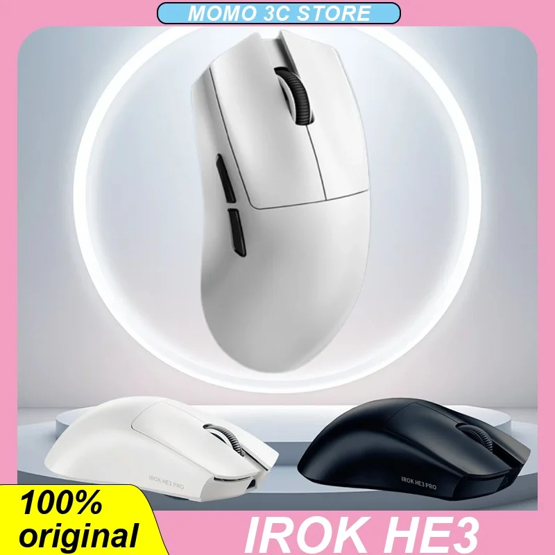 Беспроводная мышь IROK HE3 PRO Tri-mode, 4K, PAW3395, сенсор, сменный аккумулятор, легкие игровые компьютерные мыши для киберспорта, аксессуары для геймеров
Беспроводная мышь IROK HE3 PRO Tri-mode, 4K, PAW3395, сенсор, сменный аккумулятор, легкие игровые компьютерные мыши для киберспорта, аксессуары для геймеров