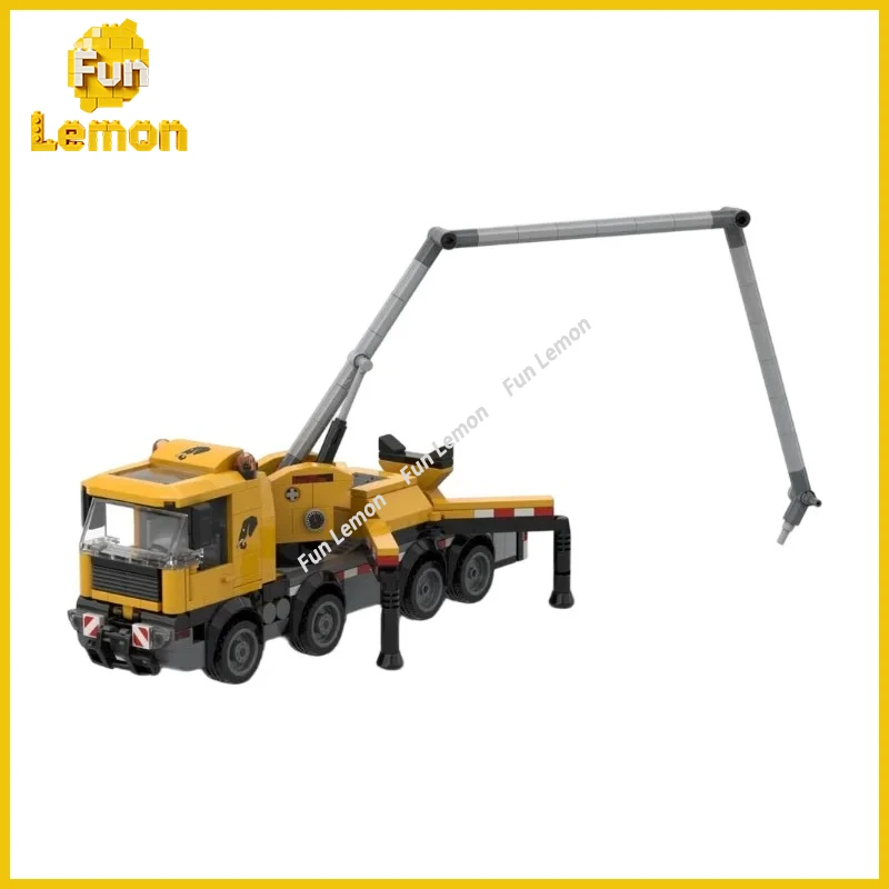Construction Lorry Cement Pump Truck MOC Bricks Integrated Engineering Car Exquisite Detail Desktop Present
Construction Lorry Cement Pump Truck MOC Bricks Integrated Engineering Car Exquisite Detail Desktop Present
