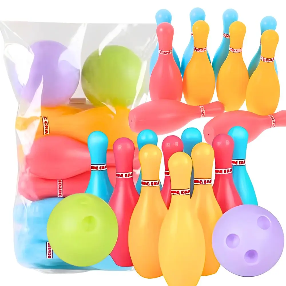 1 Set 12cm Plastic Bowling Set, Colorful Plastic 10pcs Bowling Pins & 2pcs Balls, Indoor Outdoor Activities, Birthday Gift YMY
1 Set 12cm Plastic Bowling Set, Colorful Plastic 10pcs Bowling Pins & 2pcs Balls, Indoor Outdoor Activities, Birthday Gift YMY