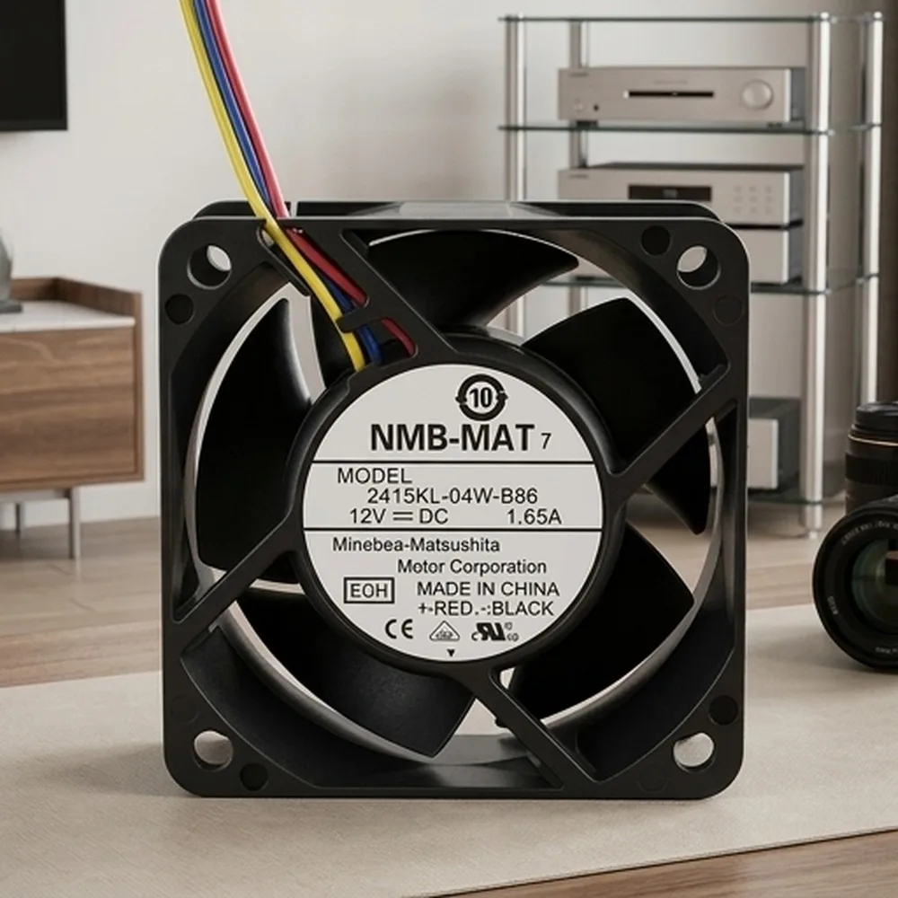 For NMB 2415KL-04W-B86 6038 DC12V 1.65A 4-Wire PWM Dual Ball Cooling Fan
For NMB 2415KL-04W-B86 6038 DC12V 1.65A 4-Wire PWM Dual Ball Cooling Fan