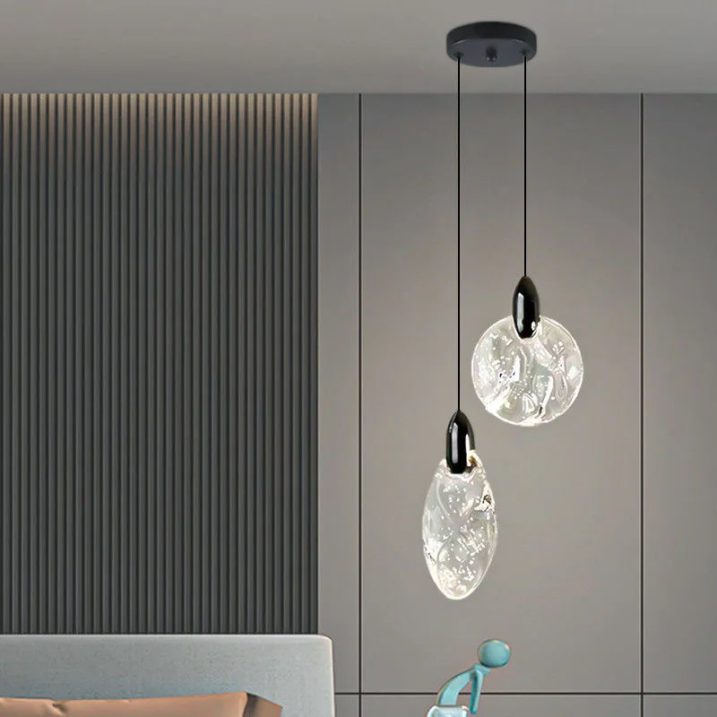 Modern Luxury Crystal Pendant Lamps Black Gold Bedroom Bedside Ceiling Hanging Light for Living Room Restaurant Bar Hotel Indoor
Modern Luxury Crystal Pendant Lamps Black Gold Bedroom Bedside Ceiling Hanging Light for Living Room Restaurant Bar Hotel Indoor