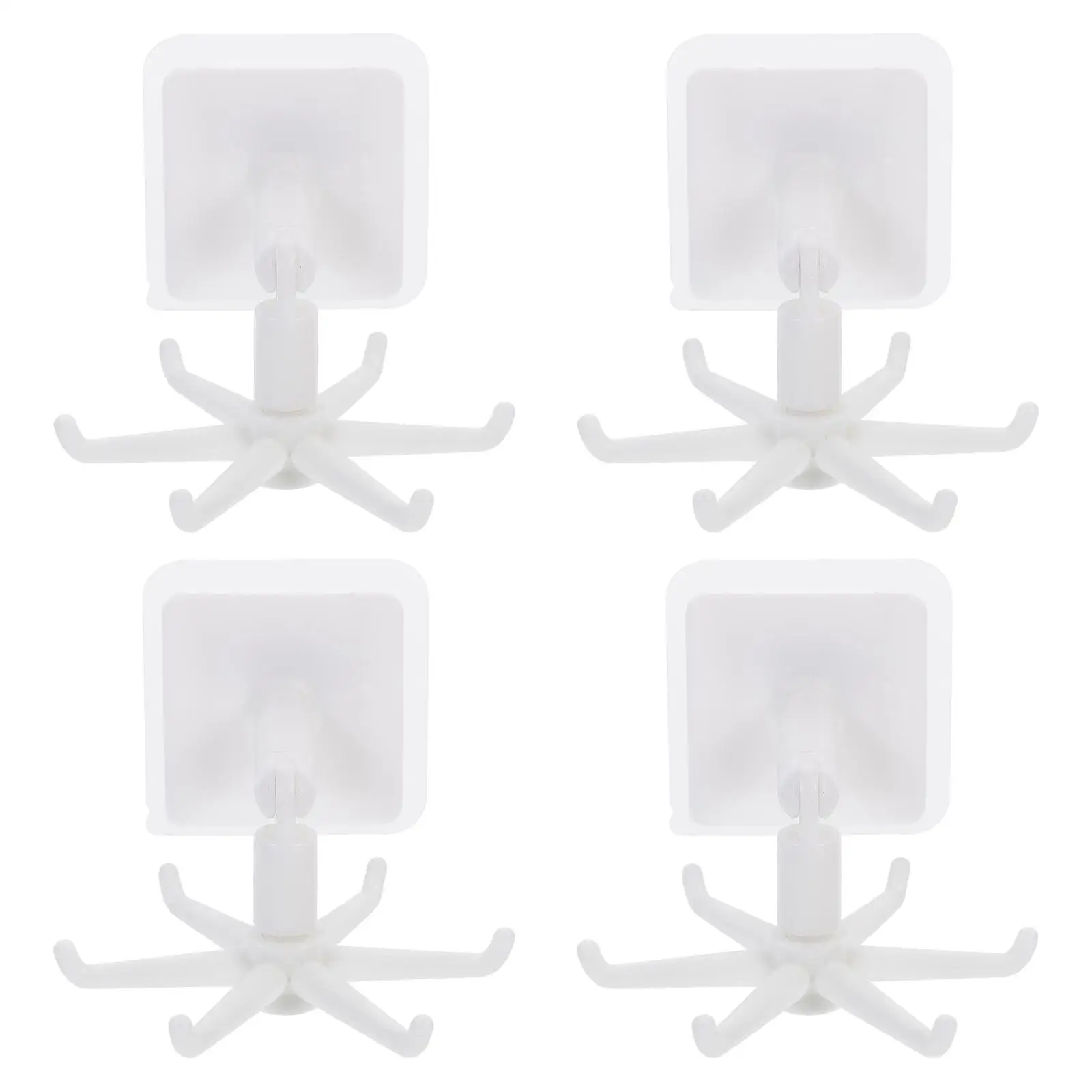 4 Pcs Rotary Swivel Hooks Multi purpose Kitchen Utensil Holder Abs White Sticky Wall mounted Storage Rack Fine
4 Pcs Rotary Swivel Hooks Multi purpose Kitchen Utensil Holder Abs White Sticky Wall mounted Storage Rack Fine