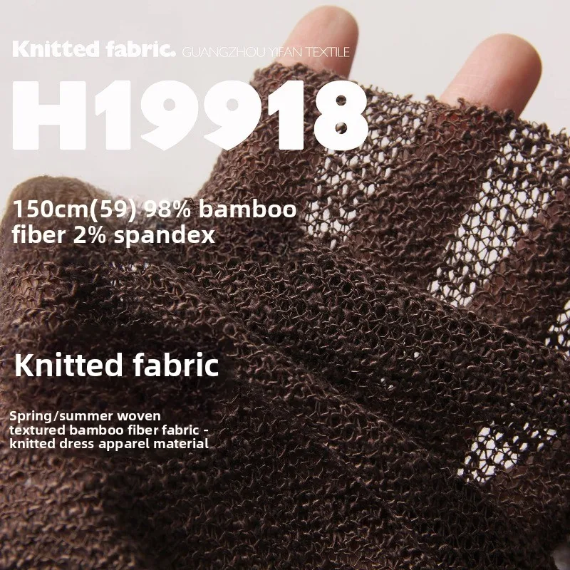 Spring Summer Bamboo Fiber Knit Fabric for Perspective Dress Clothing Design Cloth Diy By The Meter Sewing Material
Spring Summer Bamboo Fiber Knit Fabric for Perspective Dress Clothing Design Cloth Diy By The Meter Sewing Material