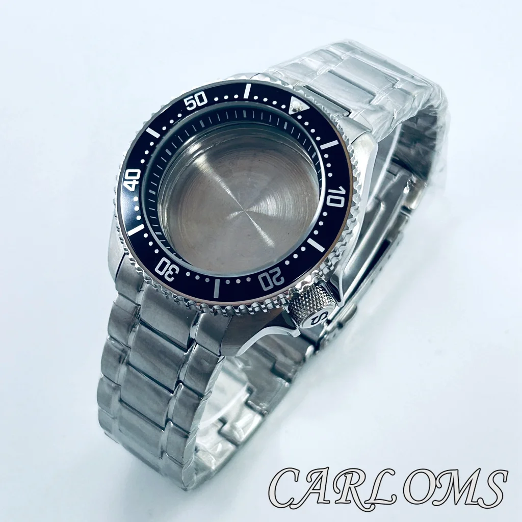 42mm NH34 NH35 NH36 4R35 4R36 NH72 NH70 Silver Watch Case Black Ring S007 With Aluminum Bezel Watch Parts
42mm NH34 NH35 NH36 4R35 4R36 NH72 NH70 Silver Watch Case Black Ring S007 With Aluminum Bezel Watch Parts