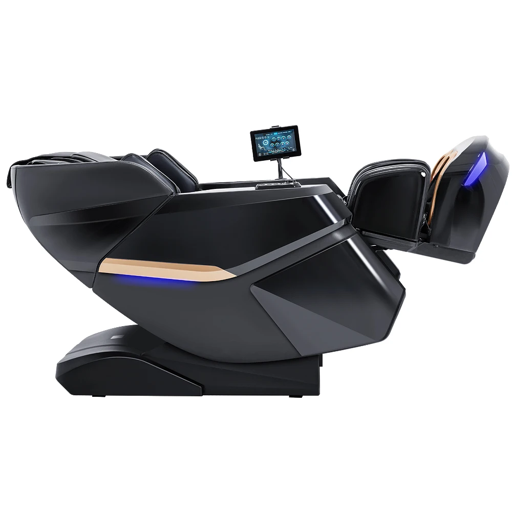 Wholesale New 4D Luxury Zero Gravity Full Body Massage Seat Dual Core Hot Selling Chair Foot SPA SL Track Massage Chair
Wholesale New 4D Luxury Zero Gravity Full Body Massage Seat Dual Core Hot Selling Chair Foot SPA SL Track Massage Chair
