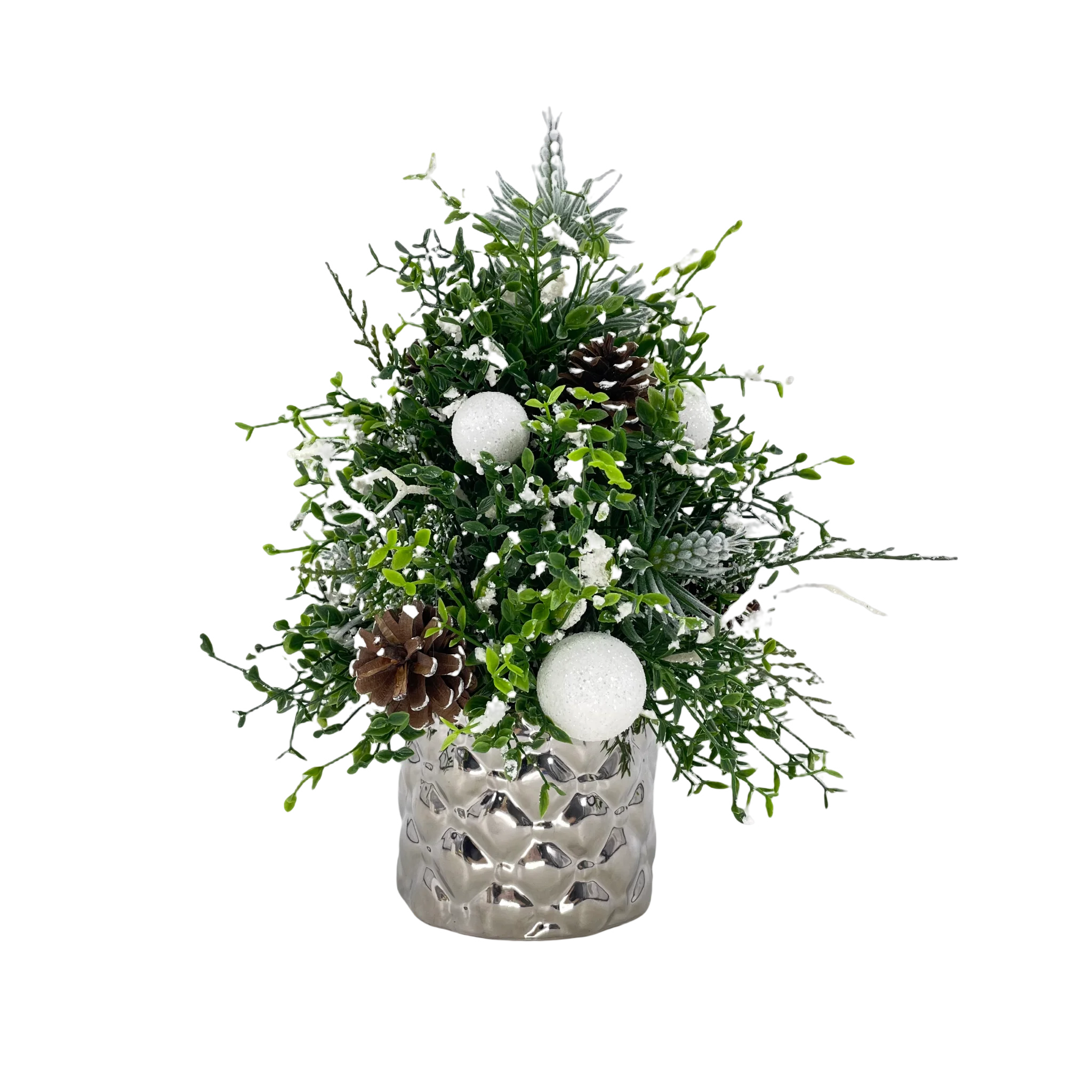 Artificial Christmas Tree Shiny Sequins Fake Plants With Silver Ceramic Pot Xmas Decoration For Home New Year Evening Party Gift
Artificial Christmas Tree Shiny Sequins Fake Plants With Silver Ceramic Pot Xmas Decoration For Home New Year Evening Party Gift