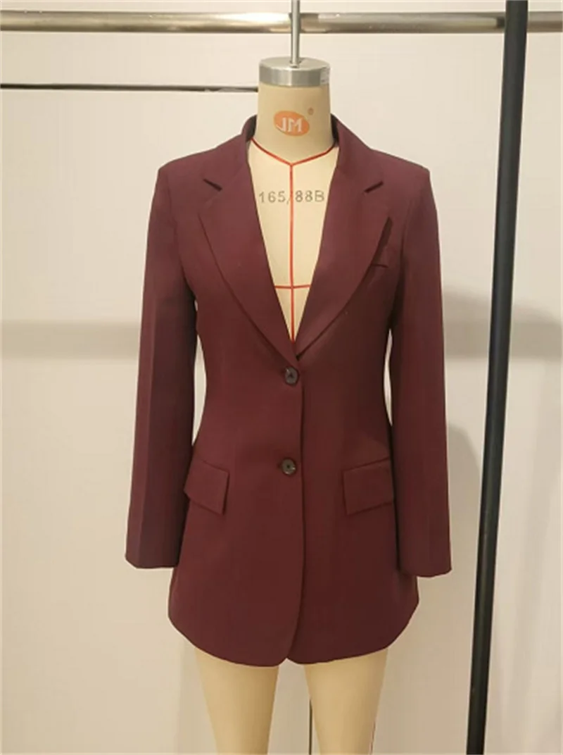 Women's Spring Autumn Slim Waist Chic Blazer Coats Office Ladies Single Breasted Fashion Suits Jacket Women Clothing
Women's Spring Autumn Slim Waist Chic Blazer Coats Office Ladies Single Breasted Fashion Suits Jacket Women Clothing