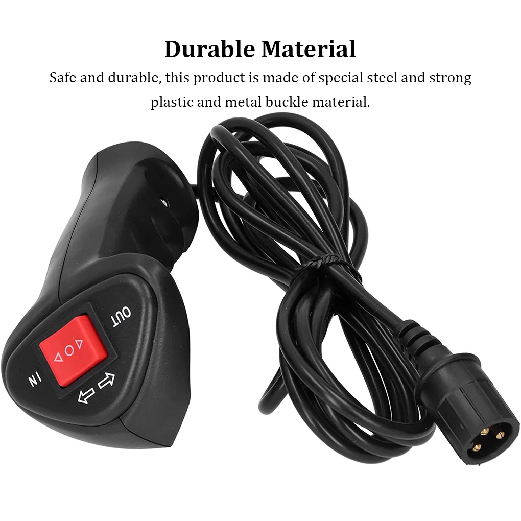 Car Winch Remote Controller Universal 1.5m Length Control Switch with Cable Vehicle Upgrading Replacement Accessory
Car Winch Remote Controller Universal 1.5m Length Control Switch with Cable Vehicle Upgrading Replacement Accessory