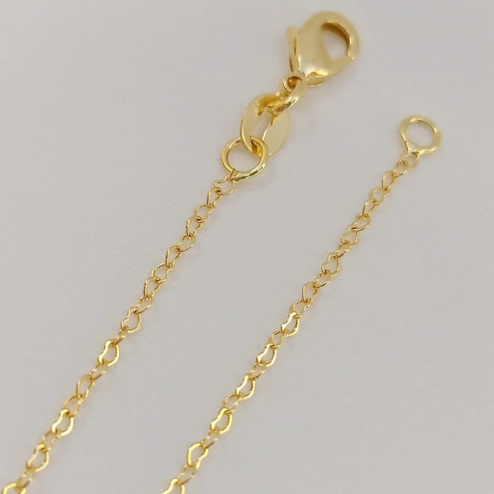 18k Copper-gold Heart-shaped Chain, A Diy Heart-shaped Necklace Accessory, 46 Centimeters Long
18k Copper-gold Heart-shaped Chain, A Diy Heart-shaped Necklace Accessory, 46 Centimeters Long