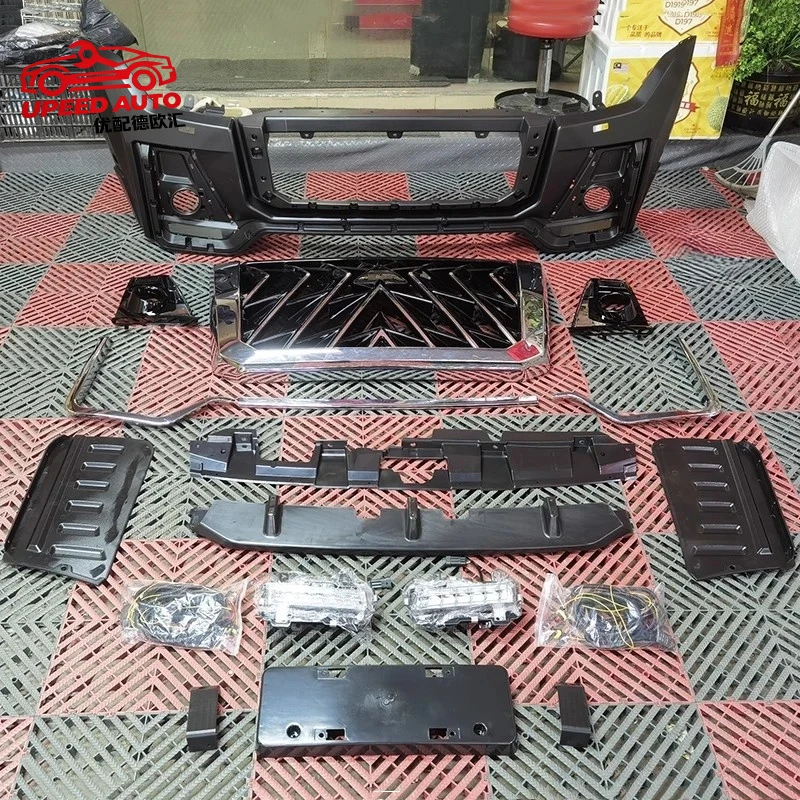 Suitable for Car Front Bumper Grille Assembly Mitsubishi Pajero V93 V97 2015-2018 Upgraded to V98 Style Body Kit
Suitable for Car Front Bumper Grille Assembly Mitsubishi Pajero V93 V97 2015-2018 Upgraded to V98 Style Body Kit
