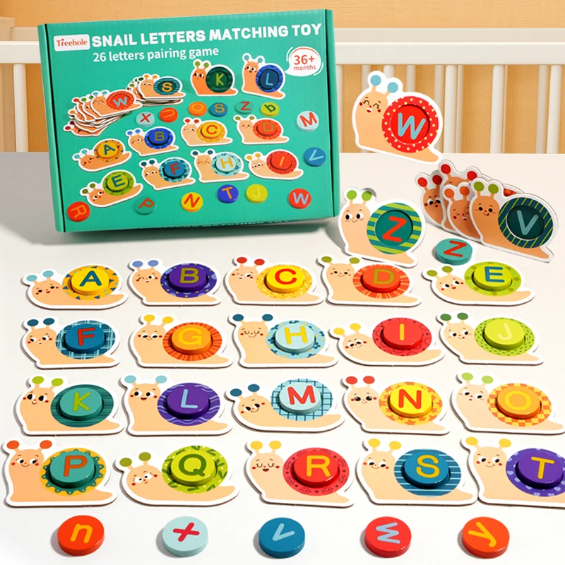 Snail Letter Cognition Word Spelling Matching Card Animal Letters Education Learning Educational Toys For Children Table Game
Snail Letter Cognition Word Spelling Matching Card Animal Letters Education Learning Educational Toys For Children Table Game