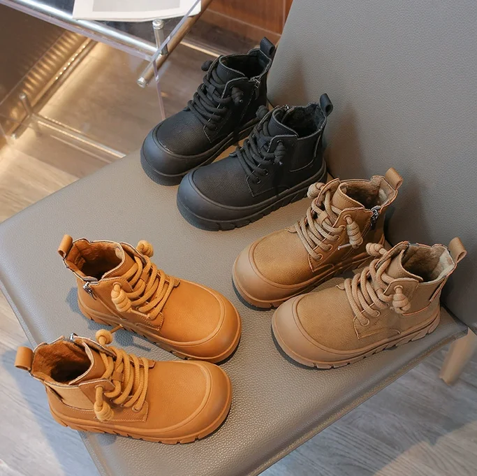 England Style Winter Boots for Kids Girl Vintage Girls Ankle Boots Simple Solid Handsome Boys Short Boots Cozy Baby Shoes
England Style Winter Boots for Kids Girl Vintage Girls Ankle Boots Simple Solid Handsome Boys Short Boots Cozy Baby Shoes