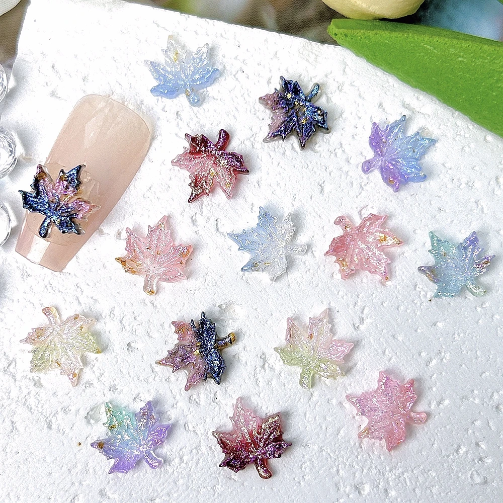 30PCS 3D Acrylic Nail Art Maple Leaves Charms Accessories Parts For Glitter Nails Decoration Manicure Decor Supplies Material
30PCS 3D Acrylic Nail Art Maple Leaves Charms Accessories Parts For Glitter Nails Decoration Manicure Decor Supplies Material