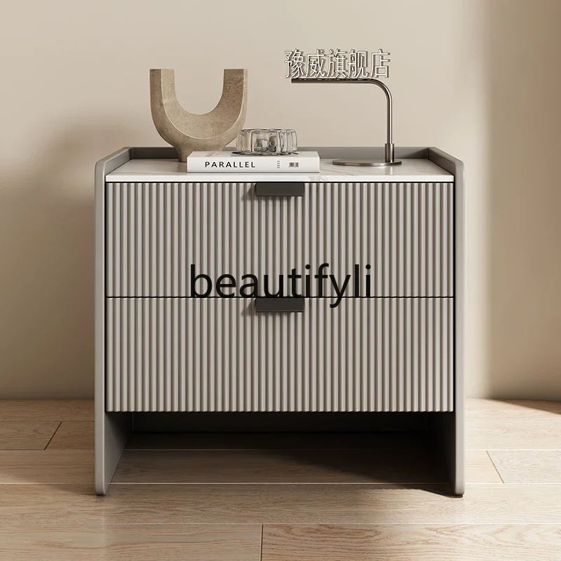 All solid wood paint bedside table modern simple small light luxury high-end small coffee table H
All solid wood paint bedside table modern simple small light luxury high-end small coffee table H