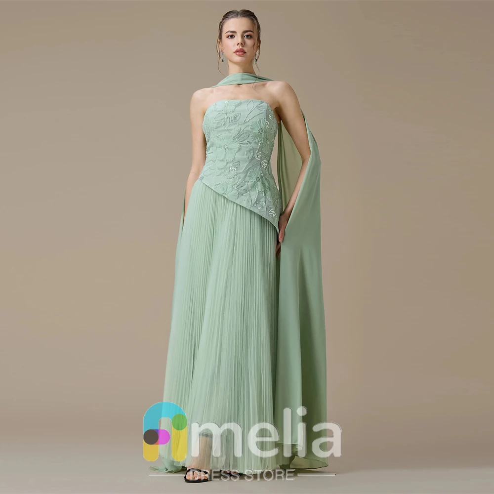 Amelia Prom Dress A -Line Design with Shawl Strapless Evening Dress For Women Wedding Party Formal Gowns Arabia
Amelia Prom Dress A -Line Design with Shawl Strapless Evening Dress For Women Wedding Party Formal Gowns Arabia