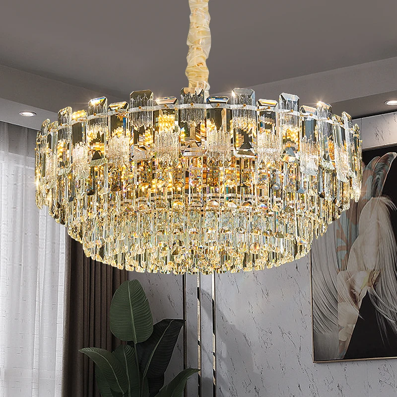 Crystal Light Luxury Post-Modern Simple Restaurant Lighting Network Red European Chandelier 2024 New Livingroom Main Light Lamps
Crystal Light Luxury Post-Modern Simple Restaurant Lighting Network Red European Chandelier 2024 New Livingroom Main Light Lamps