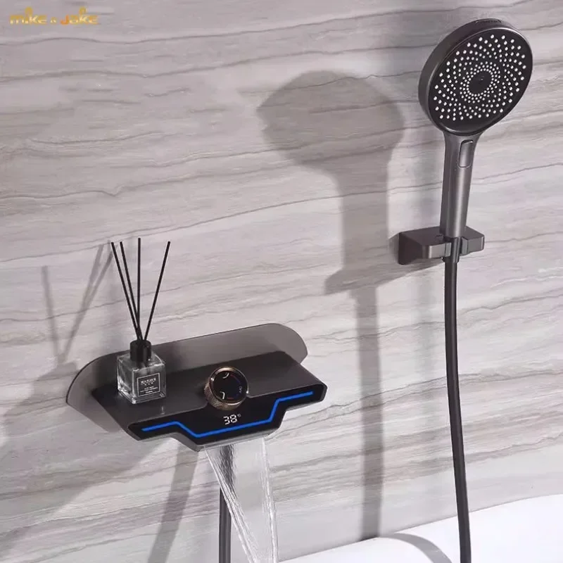 Bathroom waterfall bathtub faucet waterfall bath shower mixer Shower water mixer tap bathroom shower tap
Bathroom waterfall bathtub faucet waterfall bath shower mixer Shower water mixer tap bathroom shower tap
