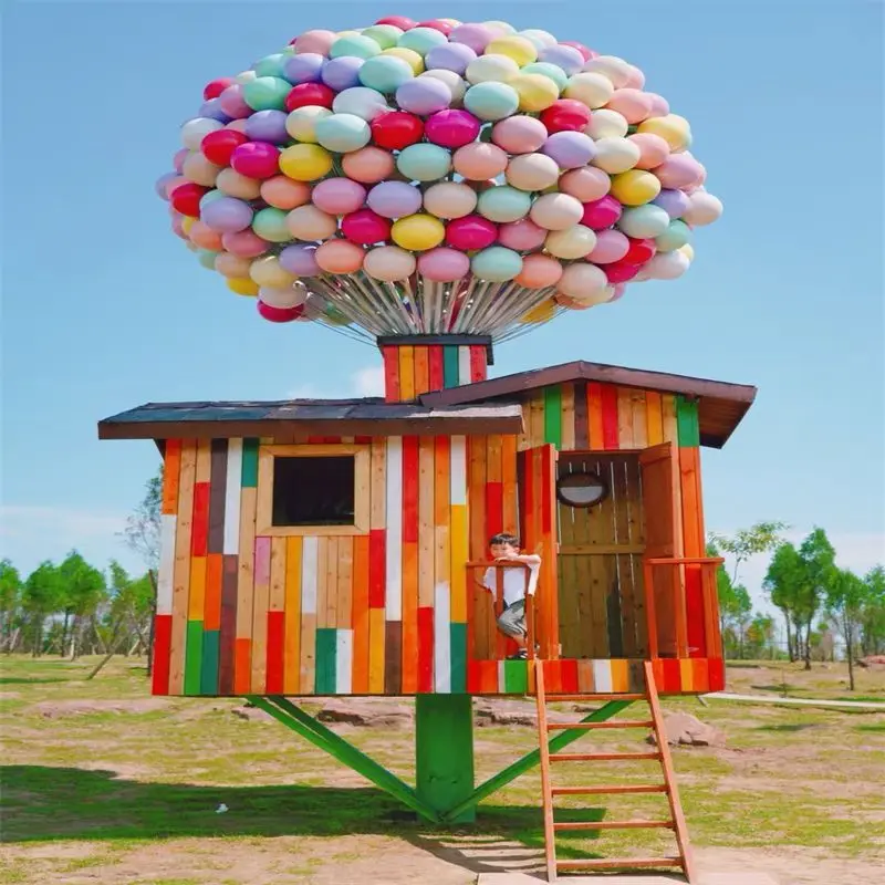 Balloon flying house clock in camera device scenic outdoor lighting device ornament
Balloon flying house clock in camera device scenic outdoor lighting device ornament