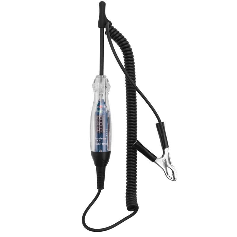 5X Automotive Test Light 3-60V DC Digital LED Ciruit Tester Auto Bidirectional Voltage Tester Electric Test Pen
5X Automotive Test Light 3-60V DC Digital LED Ciruit Tester Auto Bidirectional Voltage Tester Electric Test Pen