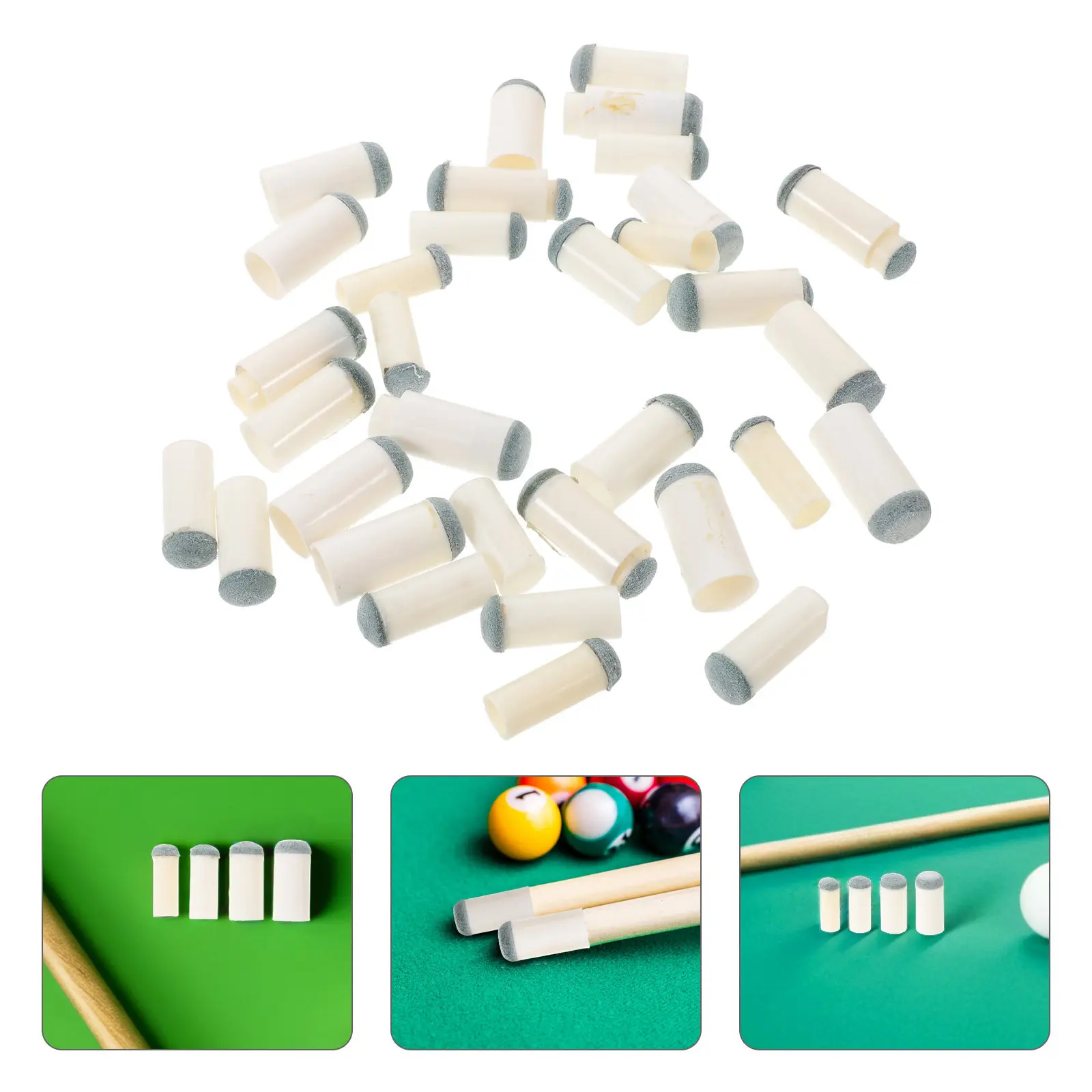 40Pcs Pool Cue Tip Repair Kit 9Mm 10Mm 12Mm 13Mm Replacement Sleeves for Snooker Billiard Cue Tips Professional Accessories
40Pcs Pool Cue Tip Repair Kit 9Mm 10Mm 12Mm 13Mm Replacement Sleeves for Snooker Billiard Cue Tips Professional Accessories