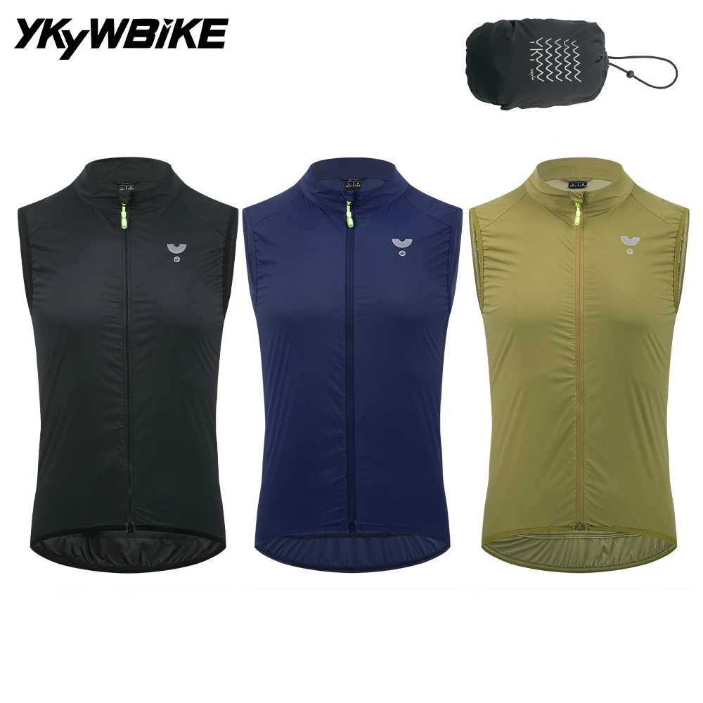 YKYWBIKE Men's Cycling Gilet Windproof Waterproof Pro Team Portable Bicycle Windbreaker Road Bike Vest 2 Way Zipper Breathable
YKYWBIKE Men's Cycling Gilet Windproof Waterproof Pro Team Portable Bicycle Windbreaker Road Bike Vest 2 Way Zipper Breathable