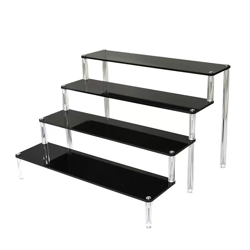 Black Acrylic Laddered Storage Shelf for Collectibles, Perfume Display Stand,Dessert Organizer, 2-5 Layers Toy Decoration Holder
Black Acrylic Laddered Storage Shelf for Collectibles, Perfume Display Stand,Dessert Organizer, 2-5 Layers Toy Decoration Holder