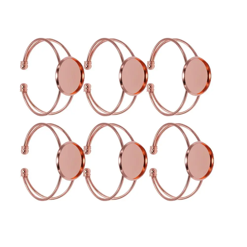 6 Pcs Copper Bezel Tray Round Bracelet Base Bracket Charms for DIY Pendant Jewelry Making Crafts Resin Custom Gifts Handmade
6 Pcs Copper Bezel Tray Round Bracelet Base Bracket Charms for DIY Pendant Jewelry Making Crafts Resin Custom Gifts Handmade