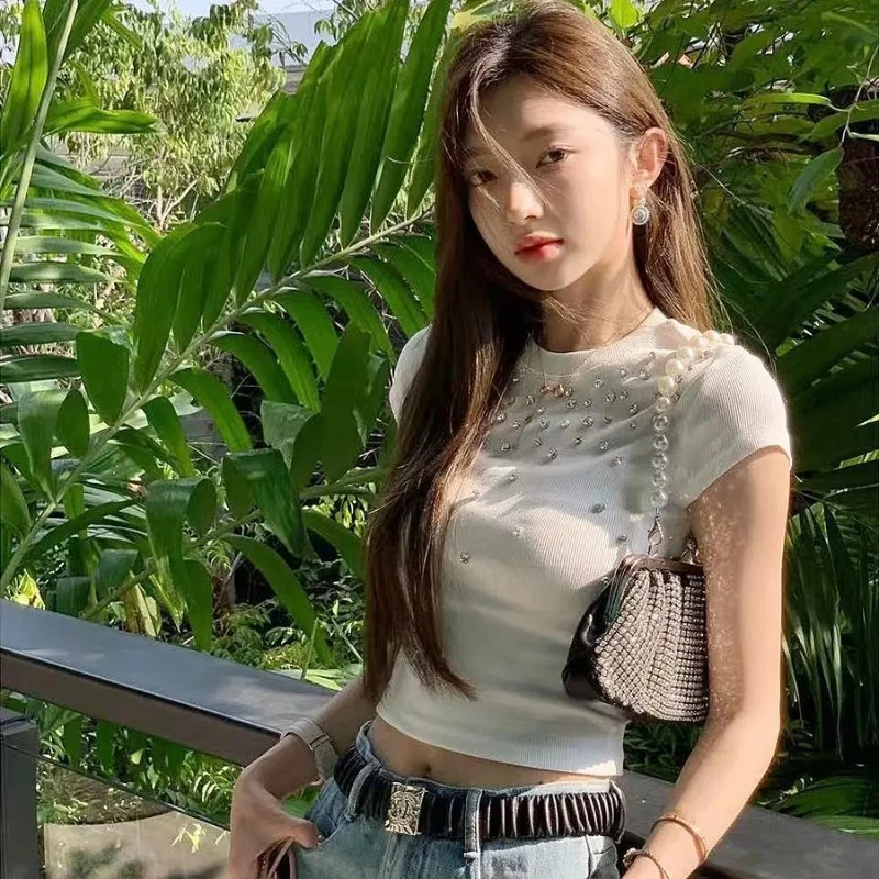 Summer Outfit Women's T-shirt Sexy Female Top Alo Clothing with Sleeves Trending Korean Streetwear One Pieces Y2k Fashion Korea
Summer Outfit Women's T-shirt Sexy Female Top Alo Clothing with Sleeves Trending Korean Streetwear One Pieces Y2k Fashion Korea