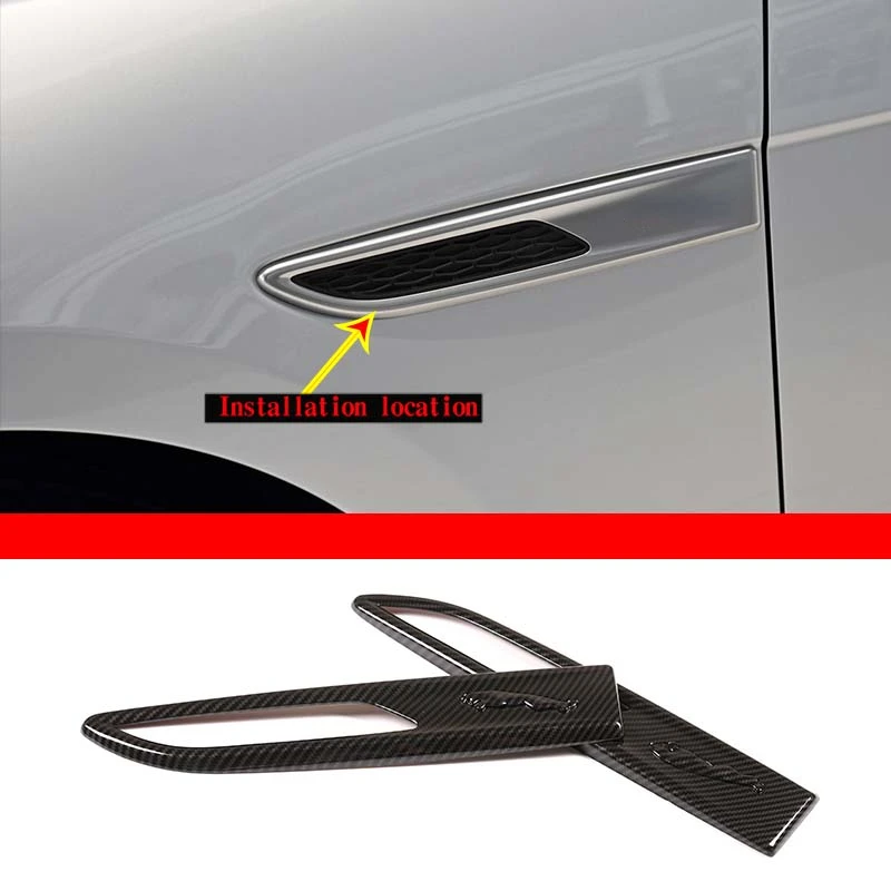 For Jaguar F-PACE XF E-PACE 2021-2024 ABS Carbon Fiber Car Body Side Fender Air Vent Outlet Cover Trim Sticker Car Accessories
For Jaguar F-PACE XF E-PACE 2021-2024 ABS Carbon Fiber Car Body Side Fender Air Vent Outlet Cover Trim Sticker Car Accessories