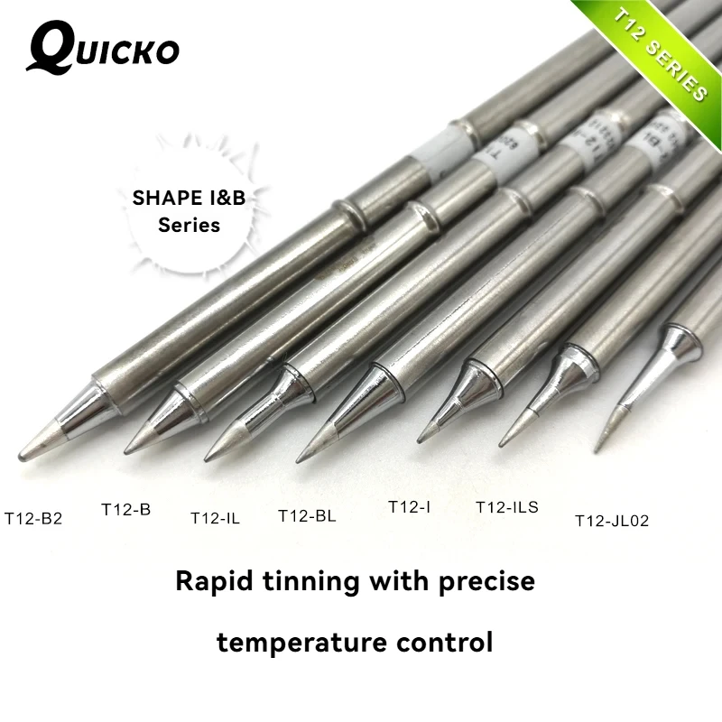 Professional OLED Iron Tip T12 Series Tips (B2/BL/ILS/JL02) for Hakko FX951| ESD Protection| Long Life| Industrial Grade 
Professional OLED Iron Tip T12 Series Tips (B2/BL/ILS/JL02) for Hakko FX951| ESD Protection| Long Life| Industrial Grade