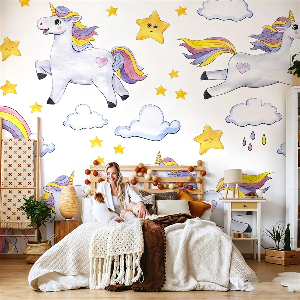 custom pink unicorn rainbow starry sky Mural Wallpaper Modern 3D Wall Painting Living Room Bedroom Home Decor Papel De Parede 3D
custom pink unicorn rainbow starry sky Mural Wallpaper Modern 3D Wall Painting Living Room Bedroom Home Decor Papel De Parede 3D