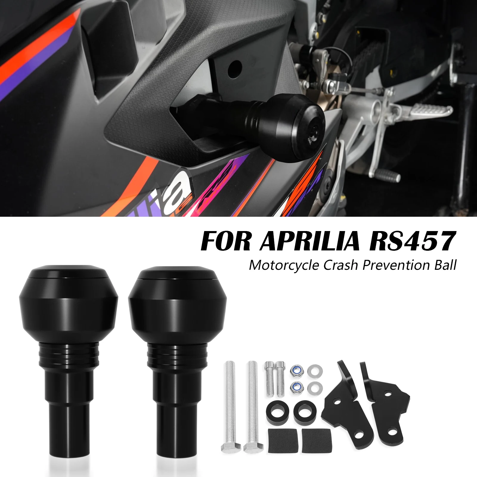 Falling Protection Motorcycle Engine Frame Slider Anti Crash Pad Fairing Guard Protector For Aprilia RS 457 rs457 2024-2025
Falling Protection Motorcycle Engine Frame Slider Anti Crash Pad Fairing Guard Protector For Aprilia RS 457 rs457 2024-2025