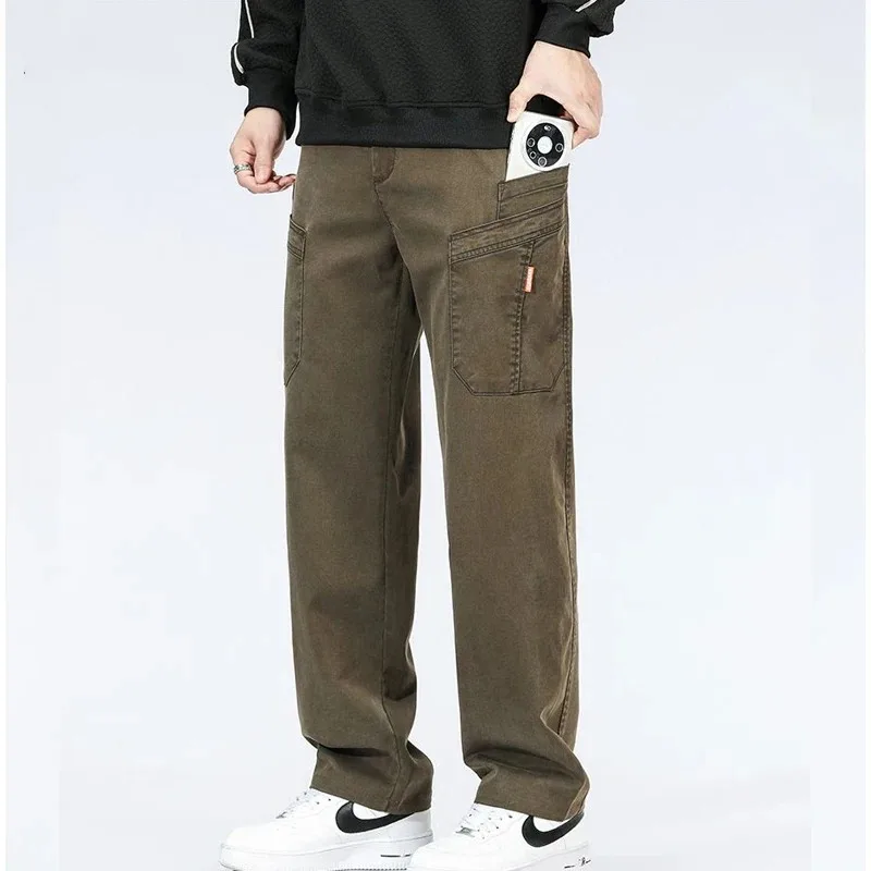 Мужские повседневные брюки: весенне-осенние спортивные штаны Y2K, модные прямые брюки-джоггеры, свободные деловые брюки
Мужские повседневные брюки: весенне-осенние спортивные штаны Y2K, модные прямые брюки-джоггеры, свободные деловые брюки