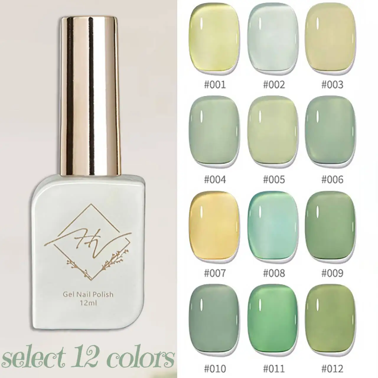 1 шт. ZH отбеливание нежный стиль принадлежности для дизайна ногтей бирюзовая серия гель-лак для ногтей лед прозрачный желе нежный молочно-зеленый
1 шт. ZH отбеливание нежный стиль принадлежности для дизайна ногтей бирюзовая серия гель-лак для ногтей лед прозрачный желе нежный молочно-зеленый