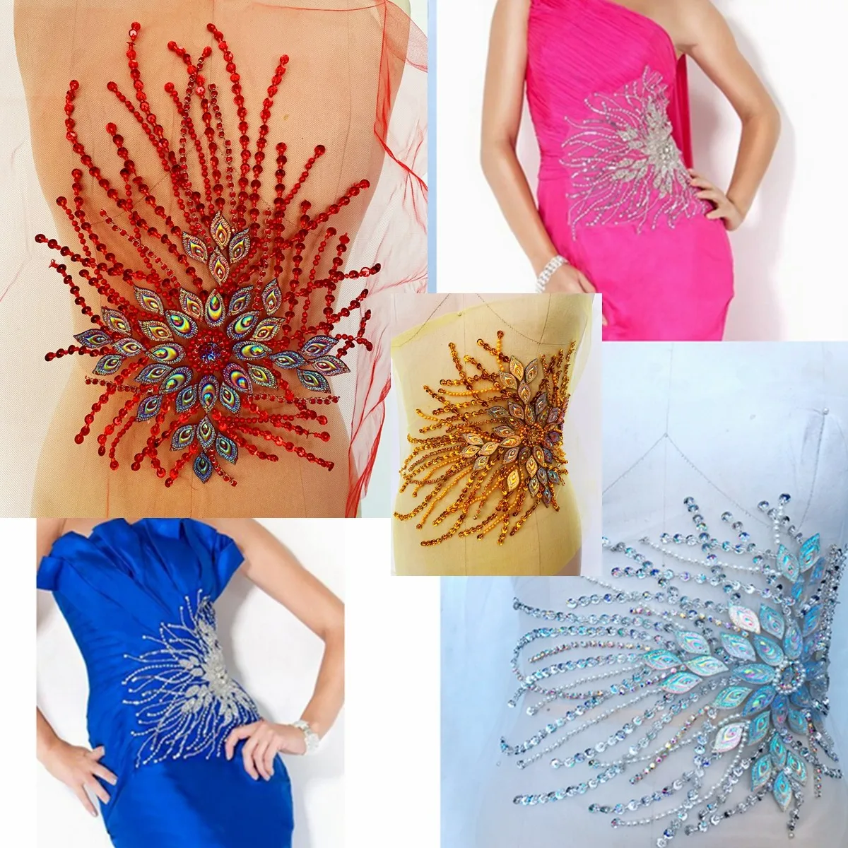 Ray-Design Tassel Beaded Sequins Rhinestone Tulle Applique Hand Stitched Embellishments for DIY Evening Dress Costumes Fabric
Ray-Design Tassel Beaded Sequins Rhinestone Tulle Applique Hand Stitched Embellishments for DIY Evening Dress Costumes Fabric