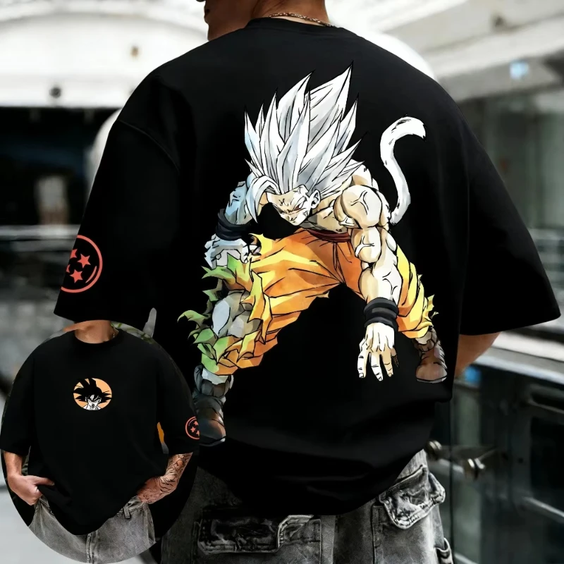 Unisex Pure Cotton T-shirt Dragon Ball Super Saiyan 2026 Summer Harajuku Anime Print Loose Casual Parent-child Short Sleeved Top
Unisex Pure Cotton T-shirt Dragon Ball Super Saiyan 2026 Summer Harajuku Anime Print Loose Casual Parent-child Short Sleeved Top