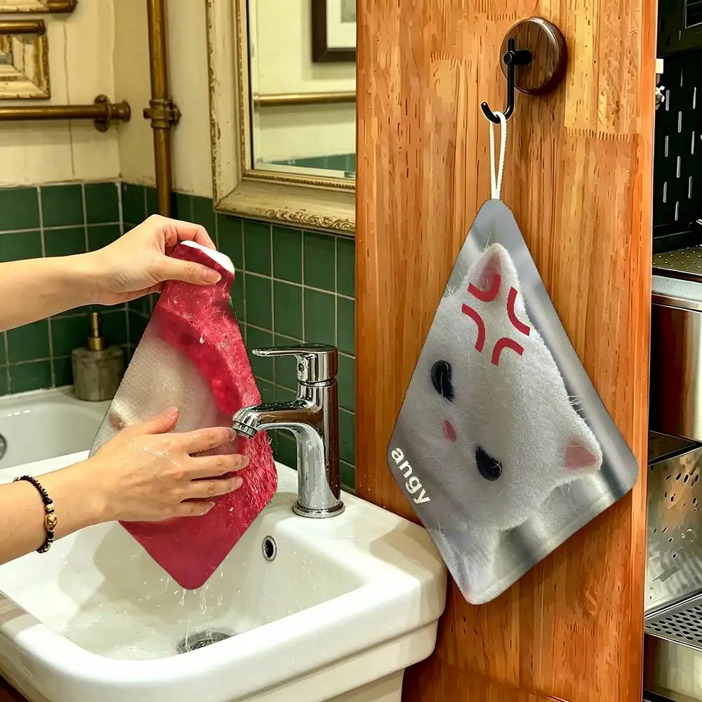 Cute S-sylvanian F-families Hanging Style Hand Wiping Towel, Polyester Cotton, Anti-fade for Indoor Kitchen Living Room
Cute S-sylvanian F-families Hanging Style Hand Wiping Towel, Polyester Cotton, Anti-fade for Indoor Kitchen Living Room