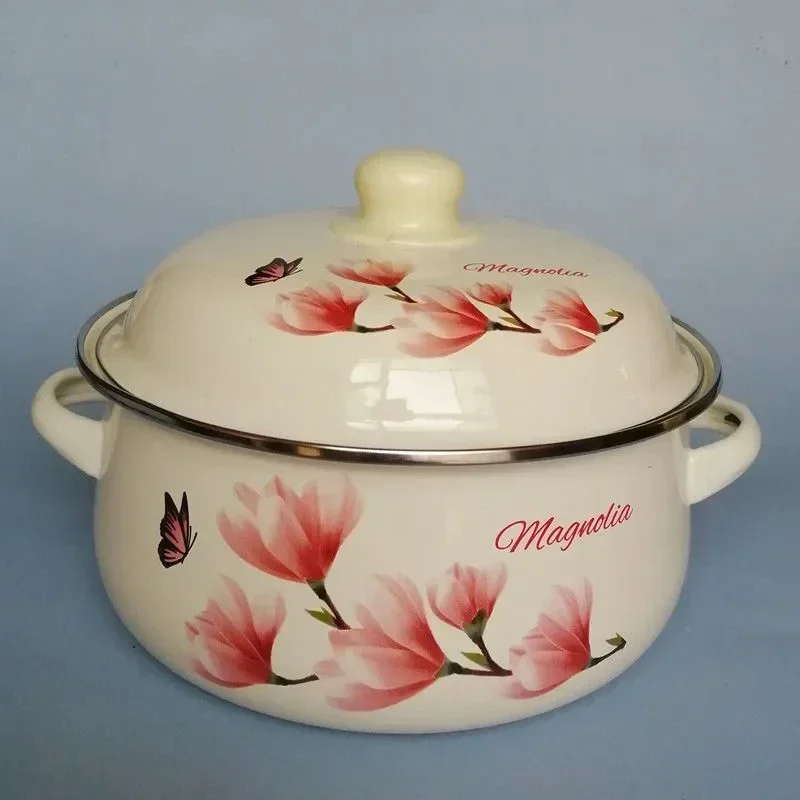 Enamel Lid Soup Pot Cooking Pot Small Orchid Saucepan Binaural Fruit Salad Bowl Induction Cooker General Pots and Pans Stew Pot
Enamel Lid Soup Pot Cooking Pot Small Orchid Saucepan Binaural Fruit Salad Bowl Induction Cooker General Pots and Pans Stew Pot