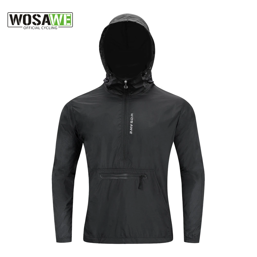 WOSAWE Men Running Jacket Reflective Windproof Mountain Bike MTB Wind Coat Riding Bicycle Cycling Windbreaker Half Zip Pullover
WOSAWE Men Running Jacket Reflective Windproof Mountain Bike MTB Wind Coat Riding Bicycle Cycling Windbreaker Half Zip Pullover