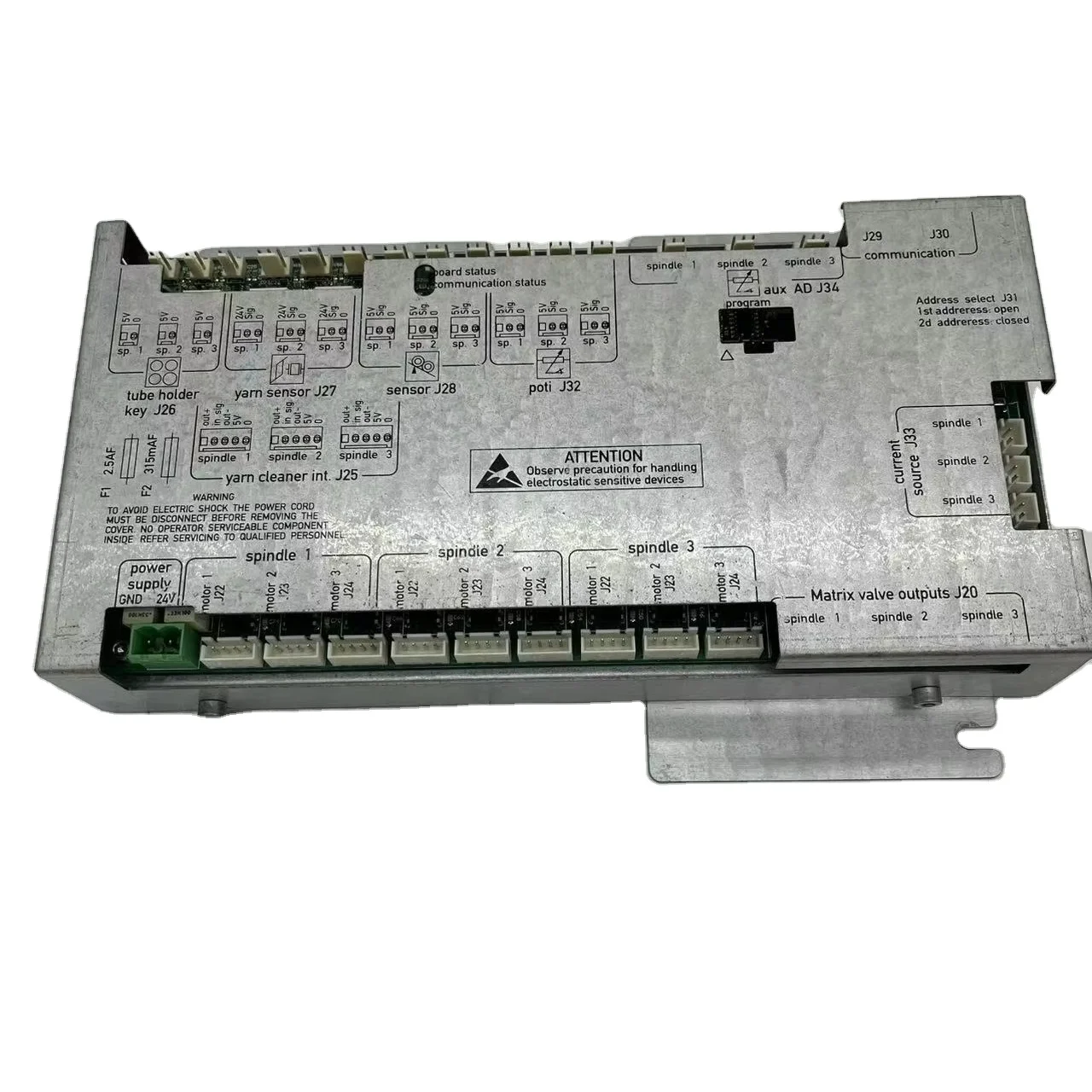 Original Import SSM Spindle Control Board SSM PW3-W Machine Board SSM Textile Machine Spare Parts
Original Import SSM Spindle Control Board SSM PW3-W Machine Board SSM Textile Machine Spare Parts
