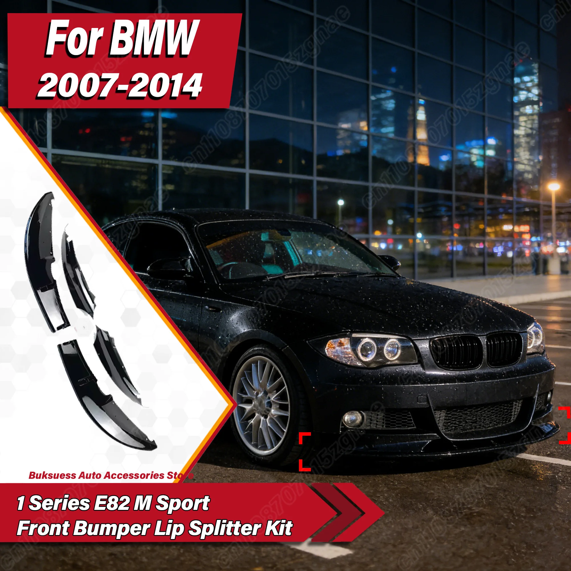 For BMW 1 Series E82 M Sport 2007 2008 2009 2010 2011 2012 2013 2014 Automobile Front Bumper Lip Body Modification Splitter Kit
For BMW 1 Series E82 M Sport 2007 2008 2009 2010 2011 2012 2013 2014 Automobile Front Bumper Lip Body Modification Splitter Kit