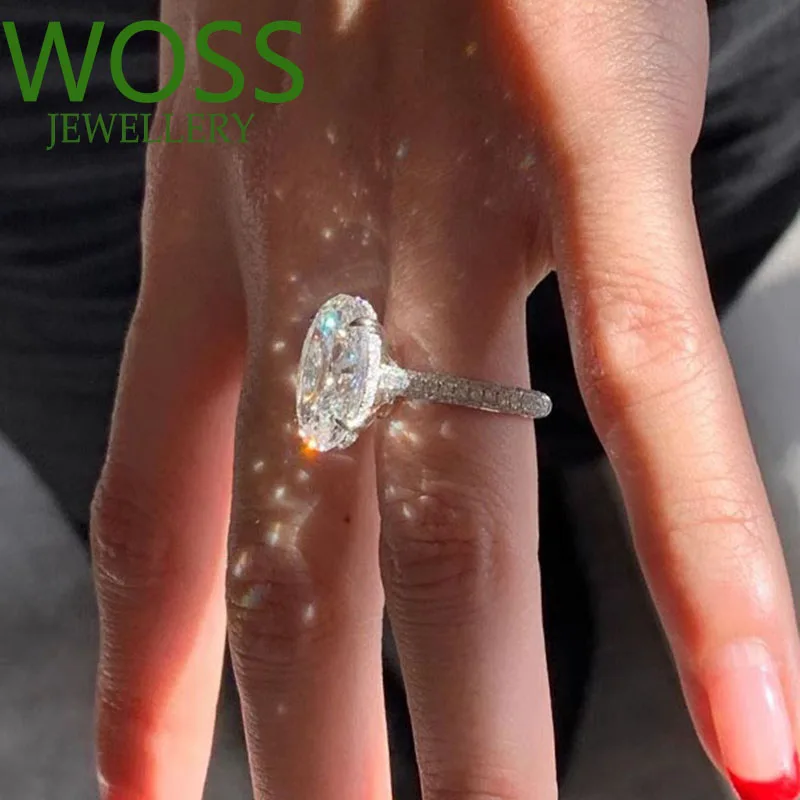 5 6 7 8 9 10 Carat solid 9K White Gold Ring luxurious Oval shape moissanite Diamonds Women Wedding Party Engagement Ring Classi
5 6 7 8 9 10 Carat solid 9K White Gold Ring luxurious Oval shape moissanite Diamonds Women Wedding Party Engagement Ring Classi