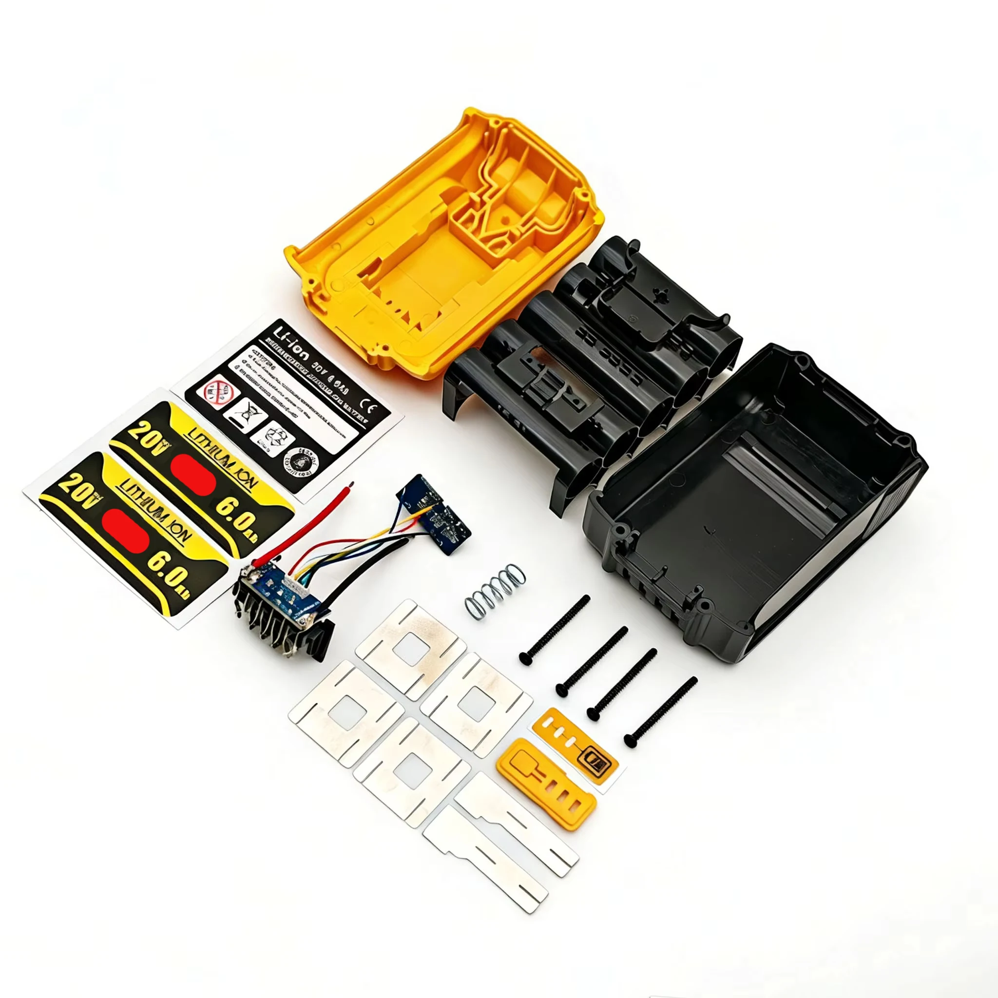 10X18650 Li-Ion Battery Plastic Case BMS PCBA For DeWalt Lithium Batteries Charging Protection Circuit Board Box Shell Housings
10X18650 Li-Ion Battery Plastic Case BMS PCBA For DeWalt Lithium Batteries Charging Protection Circuit Board Box Shell Housings