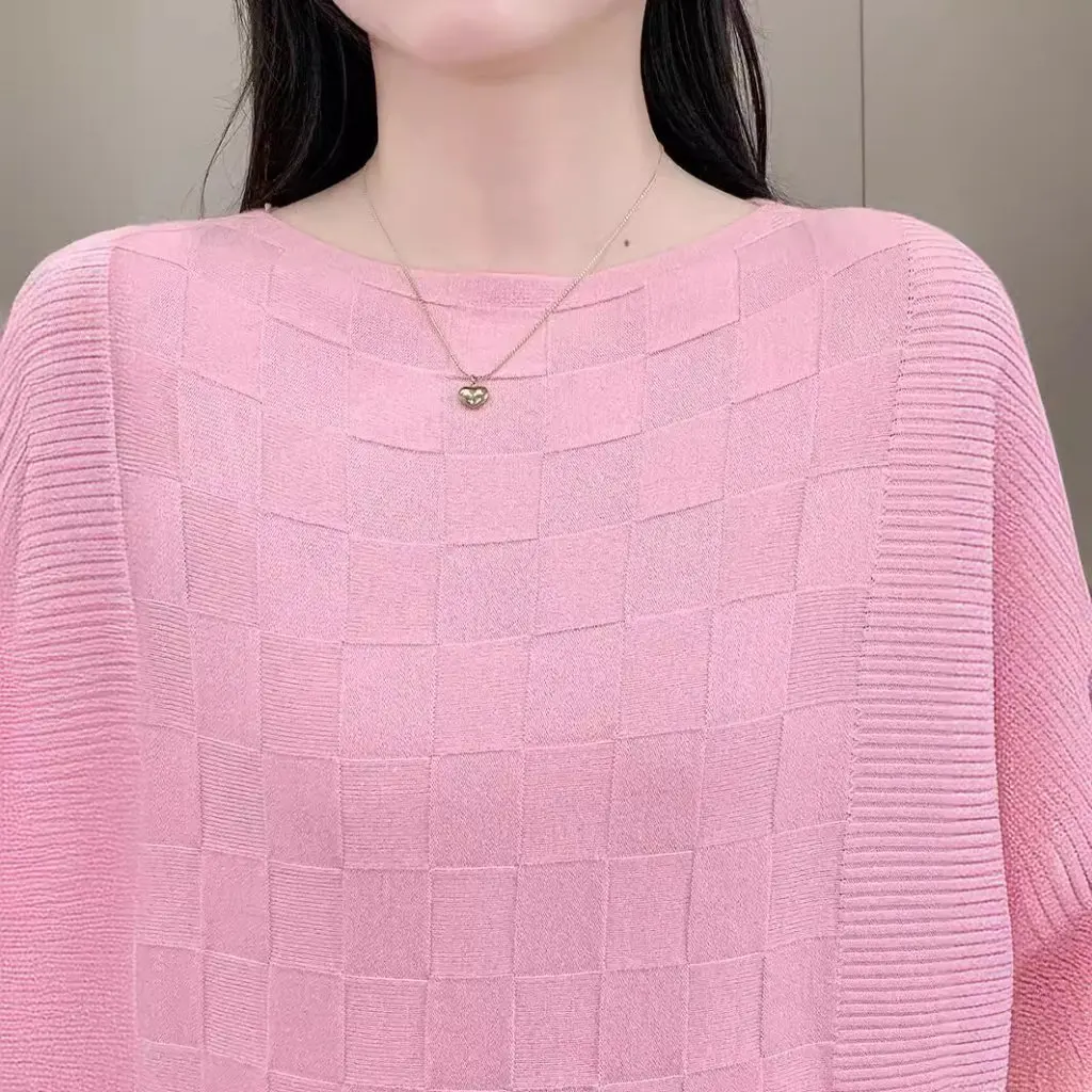 Women's Korean Style Knitted Sweater Casual Bat Sleeve Top Slim Fit Half Sleeve Covering Belly New Arrival
Women's Korean Style Knitted Sweater Casual Bat Sleeve Top Slim Fit Half Sleeve Covering Belly New Arrival